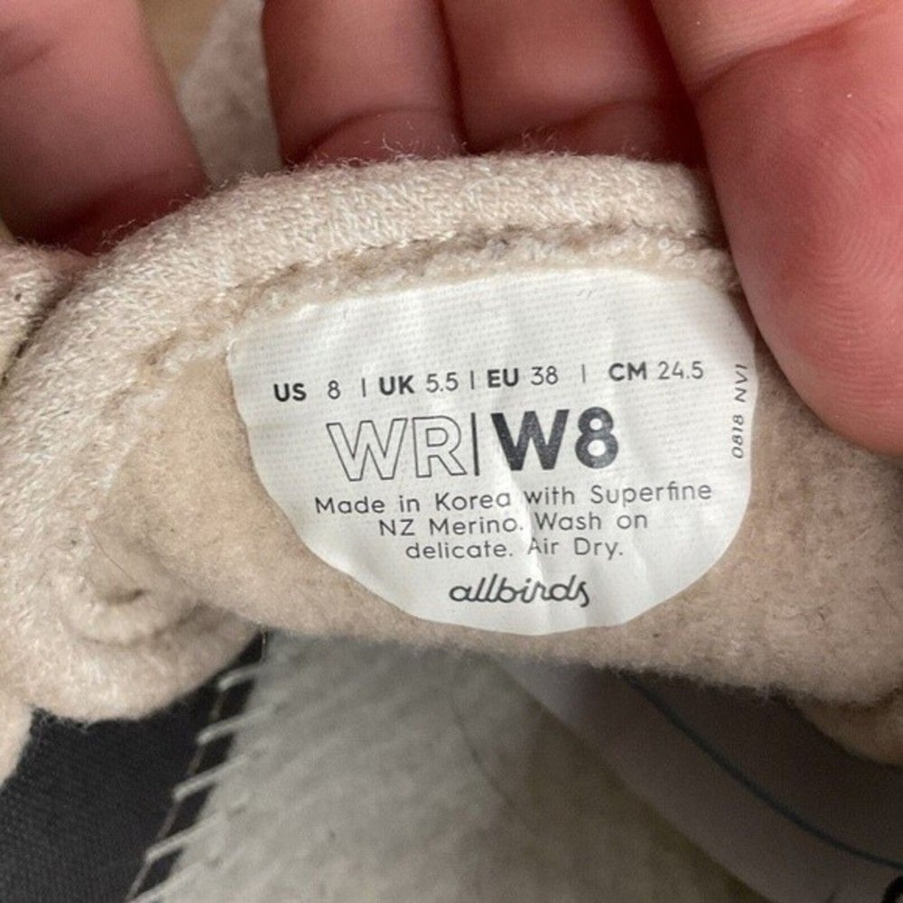 Allbirds WR Rose/Cream Runners Walking Running Sneakers Korea Women 8 Korea Wool - Picture 2 of 9